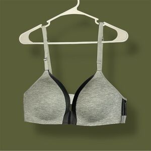 Lively All You Grey Bra Black Mesh 38C